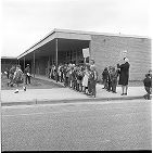 School evacuation practice 